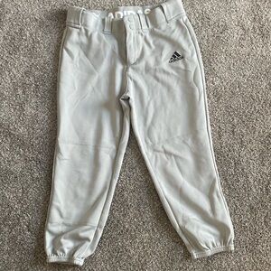 Gray Adidas Softball Pants